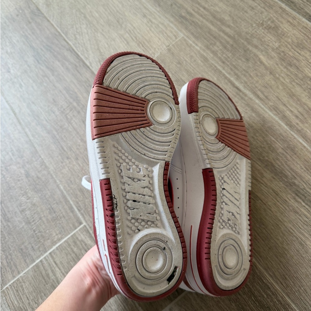 Red and White Nike Air Force’s - Picture 4 of 4